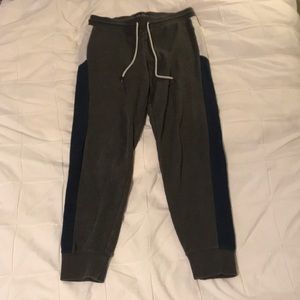 Gray Side Stripe Joggers